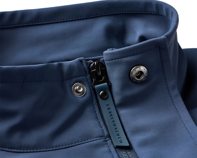 Hidden Snap Placket & Interior Zipper Guard