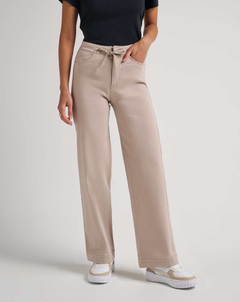 MARINA MORNINGS TWILL DENIM PANT 1