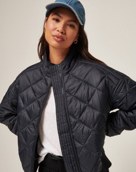 LIGHTS AT NIGHT QUILTED JACKET Image Thumbnail 4