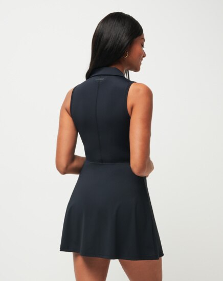 MOVEKNIT SLEEVELESS POLO DRESS Image Thumbnail 2