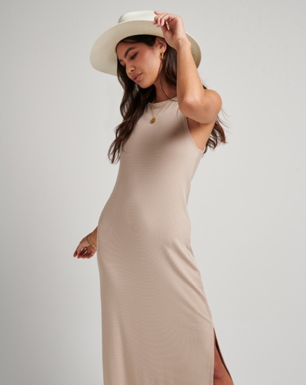  HADLEY WOOD MIDI DRESS Image Thumbnail 3