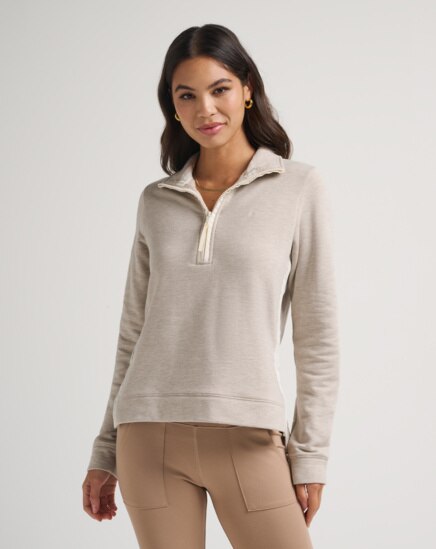 DELANEY CLOUD FLEECE HALF ZIP Image Thumbnail 1