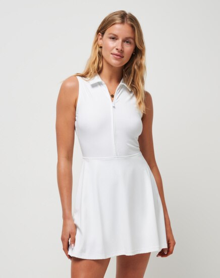 MOVEKNIT SLEEVELESS POLO DRESS Image Thumbnail 2